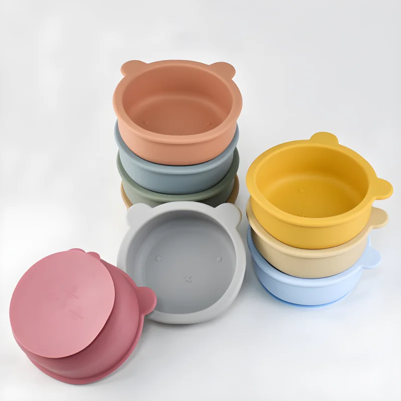 Baby Food Eating - Baby Silicone Complementary Food Bowl Silicone