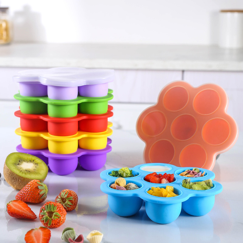 Baby Food Egg - 7 Holes Reusable Silicone Baby Food