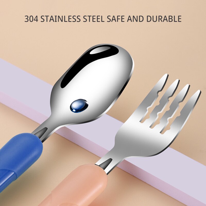 2PCSChildrens Tableware 304 Fo - Baby Food Eating 评论和价格