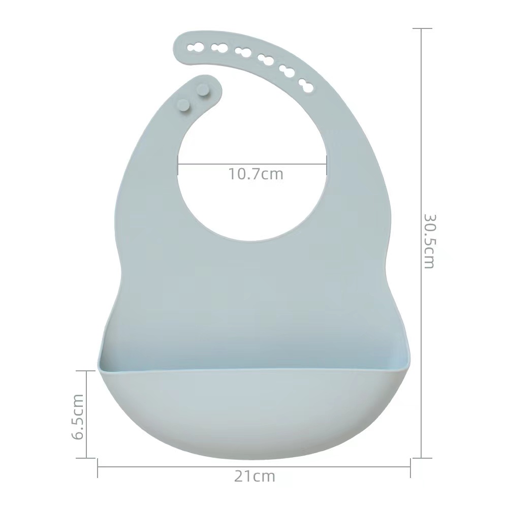 Baby Silicone Tray Bib Waterpr - Baby Food Eating 评论和价格