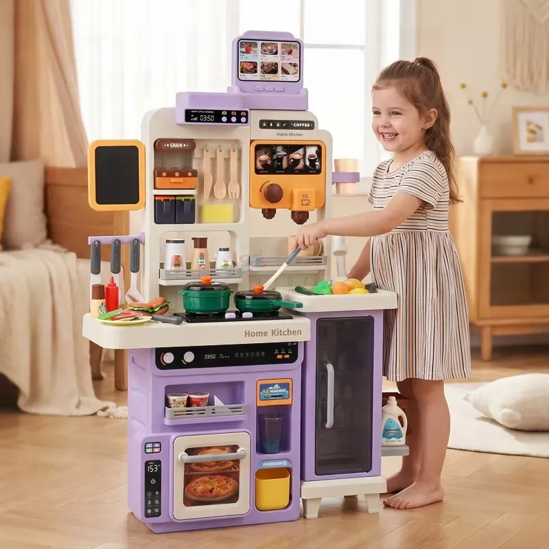 90cm Large Pretend Play Kitche - Baby Food Game 评论和价格
