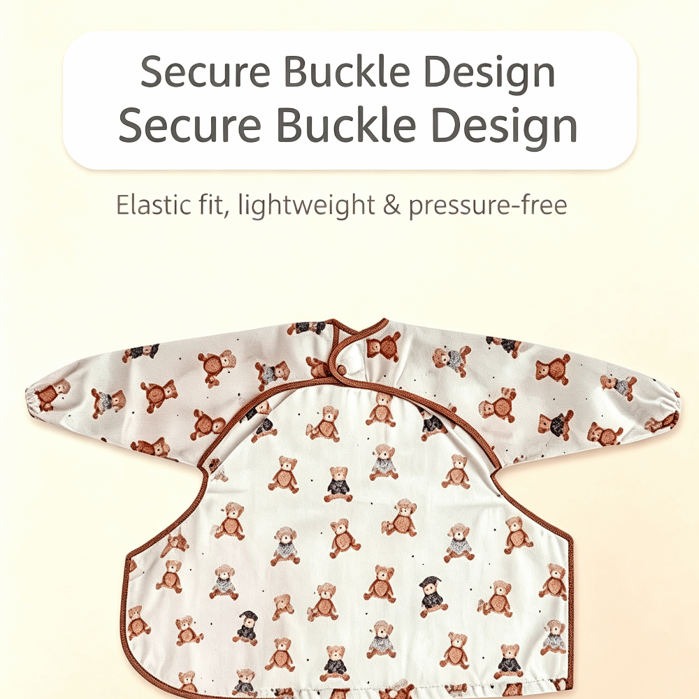 Wearable Waterproof Baby Bibs  - Baby Food Eating 评论和价格