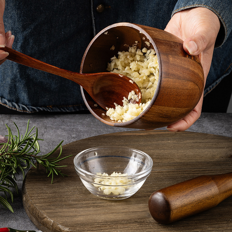 Acacia Wood Pestle and Mortar  - Baby Food Egg 评论和价格