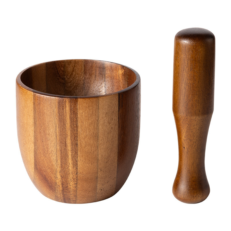 Acacia Wood Pestle and Mortar  - Baby Food Egg 评论和价格