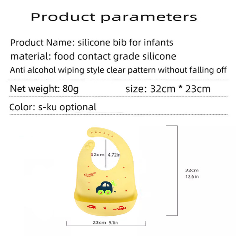 Silicone Baby Feeding Bib Wate - Baby Food Eating 评论和价格