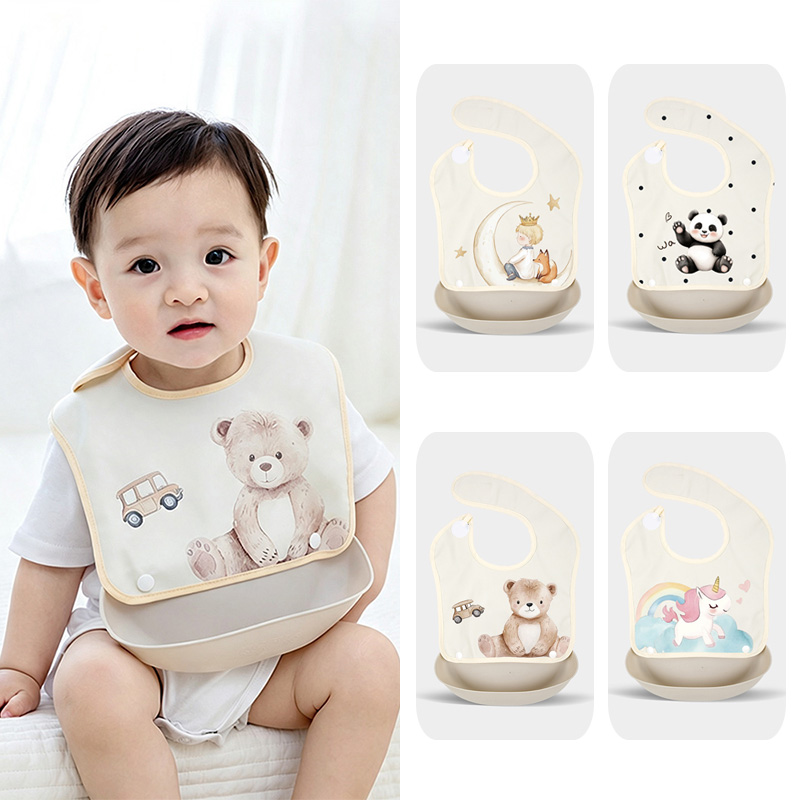 Baby Detachable Feeding Bib Wa - Baby Food Eating 评论和价格