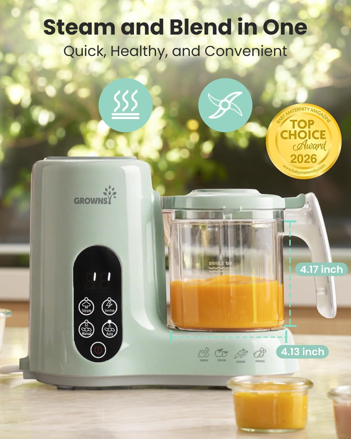 Baby Food Maker Steam Basket F - Baby Food Maker And Steamer 评论和价格