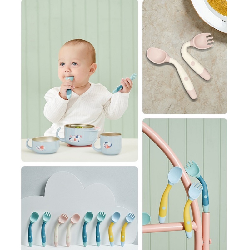 Bendable Silicone Spoon for Ba - Baby Food Eating 评论和价格