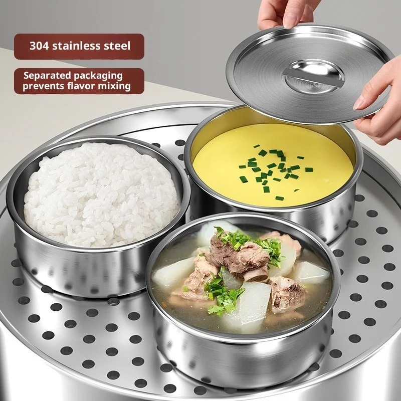 Stainless Steel Steaming Bowl  - Baby Food Egg 评论和价格