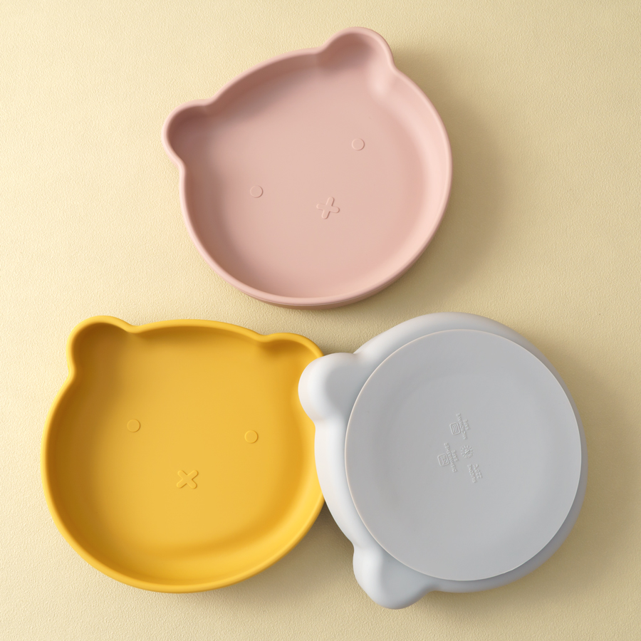 1PC Silicone Baby Dishes Sucti - Baby Food Eating 评论和价格