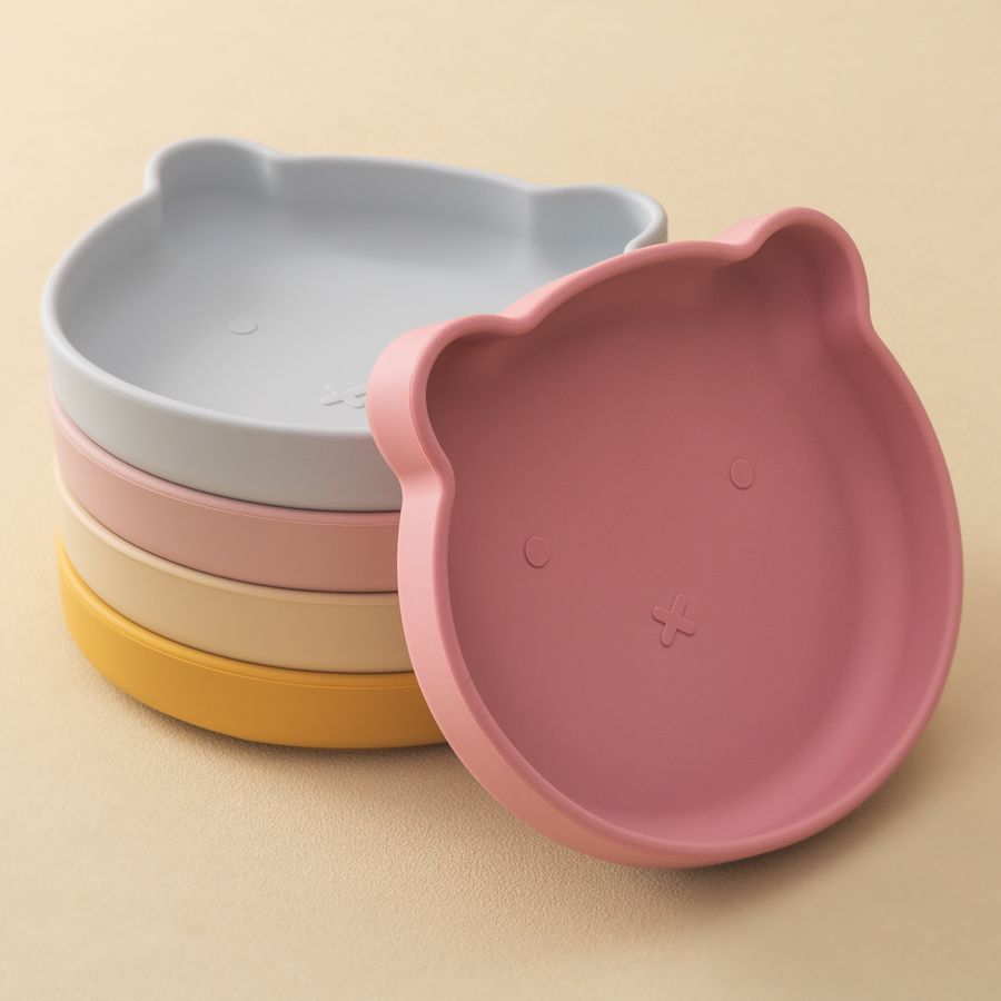 1PC Silicone Baby Dishes Sucti - Baby Food Eating 评论和价格