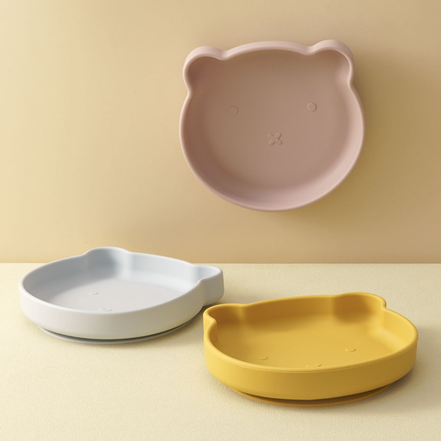 1PC Silicone Baby Dishes Sucti - Baby Food Eating 评论和价格