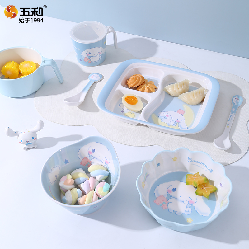 For Sanrio Tableware Anti Scal - Baby Food Eating 评论和价格