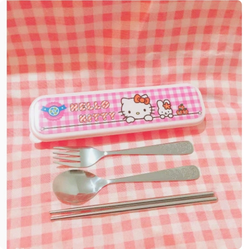 Hello Kitty Stainless Steel Sp - Weaning Spoon Set 评论和价格