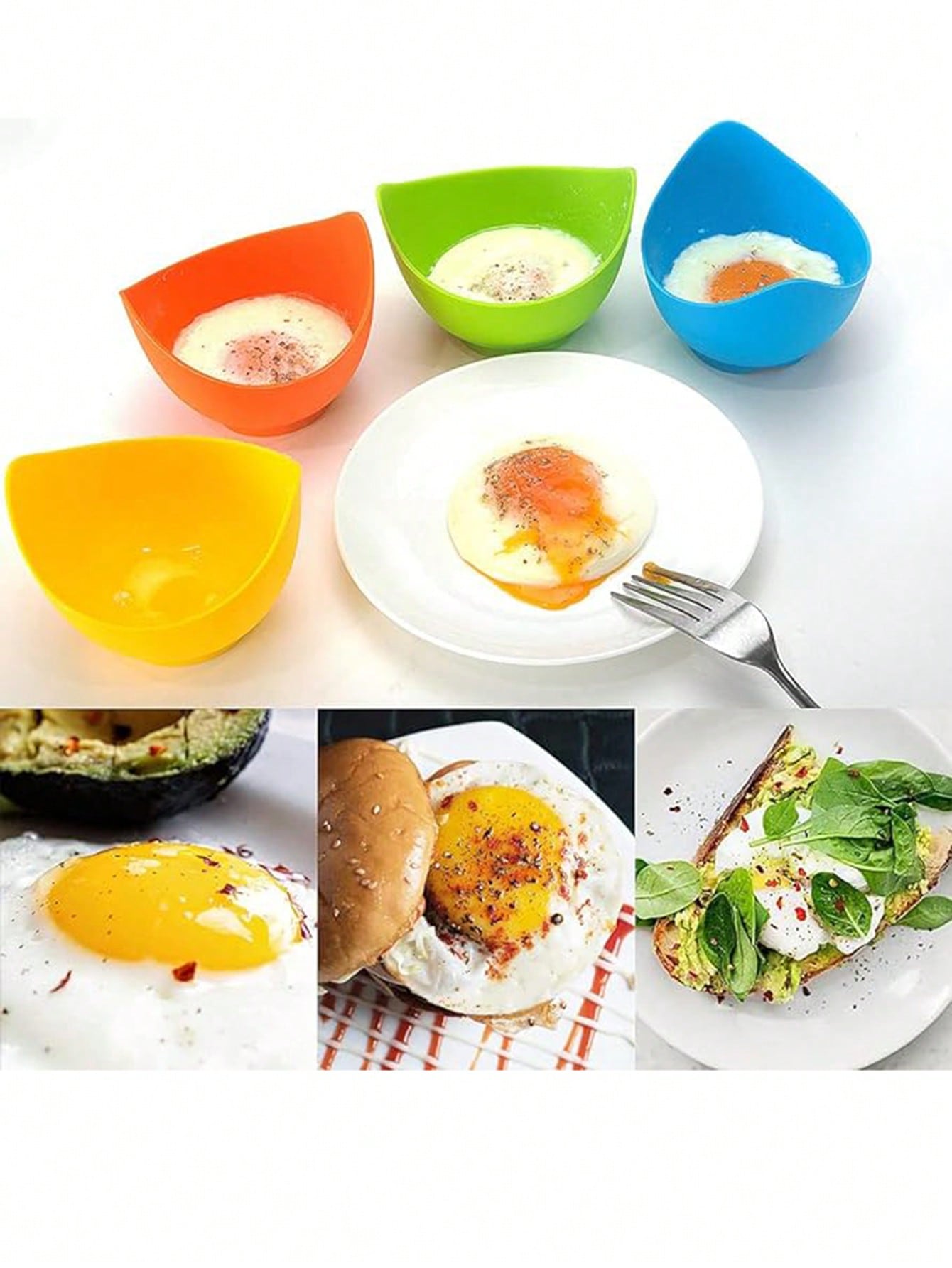 4pcs In Random Colors Egg Boil - Baby Food Egg 评论和价格